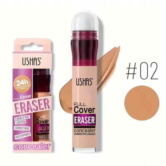 New Sponge Head Concealer for Dark Circles Freckles Acne Pigmentation and Blemishes Long Lasting Moisturizing Liquid Foundation.